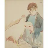 George Leslie Hunter, BOY WITH COCKEREL