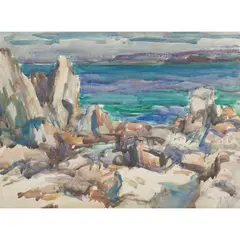 John Maclauchlan Milne, IONA, watercolour