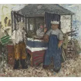 John G. Boyd, BOAT HOUSE, oil on canvas