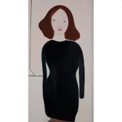 Mari Sunna, I DON'T THINK SO, 2002, oil on board