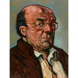 Peter Howson, PORTRAIT OF ROBERT HELLER, oil on canvas