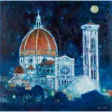 Ann Oram, FLORENCE CATHEDRAL AGAINST NIGHT SKY