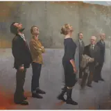 Graeme Wilcox, EVENTS UNFOLDING, oil on canvas