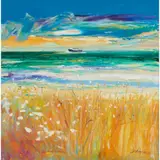 John Lowrie Morrison, THE HEBRIDEAN ISLES HEADING OUT FROM PORT ELLEN, ISLAY, 2006, oil on canvas