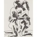 Josef Herman, COUPLE KISSING