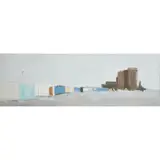 Anna King, VACANT LOT, mixed media on board