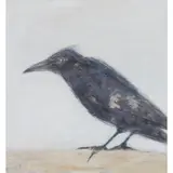 Joyce Gunn Cairns, CROW, Oil on board