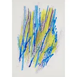 William Gear, UNTITLED, 1968, mixed media on textured paper