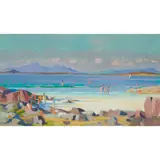 John Cunningham, SUNNY DAY ON THE WEST COAST, oil on canvas