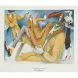 John Byrne, PHIL, SPANKY, HECTOR AND LUCILLE FROM 'THE SLAB BOYS', Watercolour