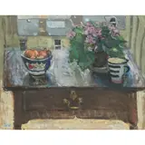 John G. Boyd, WINDOW TABLETOP, oil on canvas