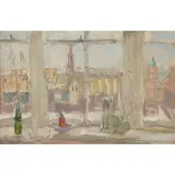 Margaret Thomas, TIGER AND THE VIEW, 2000, oil on board