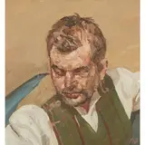 Mark Gilbert, PORTRAIT OF GRAEME, oil on canvas