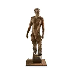 Laurence Edwards, UNTITLED MAQUETTE (MALE FIGURE), 2012, Bronze sculpture