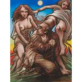 Peter Howson, HOLY WILLIE (FROM HOLY WILLIE'S PRAYER BY ROBERT BURNS), pastel
