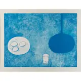 William Scott, BLUE STILL LIFE, 1975, Lithograph
