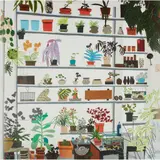 Jonas Wood, LARGE SHELF STILL LIFE, 2017, Off-set lithograph, from the edition of unknown size, published for the Shio Kusaka Jonas Wood exhibition at Voorlinden Museum & Gardens, Wassanaar, the Netherlands, 30 September 2017 - 7 January 2018