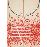 PALE CRADLE by James Rosenquist, 1974-76, Lithograph and screenprint with collage and embroidery thread, 40/40, sold Aug 2023