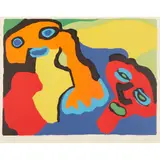 Karel Appel, TÉTE DANSANTE, 1973, Lithograph, 37/120