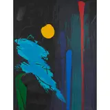 Bruce McLean, AFTER SUN SOOTHER, 1990, Screenprint with hand-colouring, ed. 75