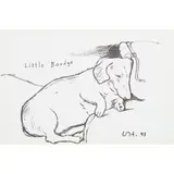 David Hockney, LITTLE BOODGE, 1993, Off-set lithograph, published by 1853 Gallery, Salts Mill, Saltaire, Yorkshire