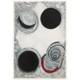 Terry Frost, Canción de Jinete (Rider's Song), 1989 (Kemp 99), etching and aquatint with hand-colouring in red gouache on paper, from the Lorca Suite