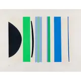 Terry Frost, Blue and Green Verticals, 2002 (Kemp 225)
