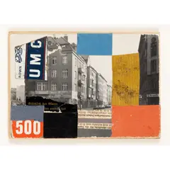 Bryan Ingham, Berlin 500, collage on board