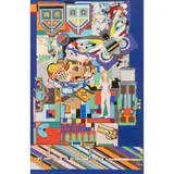 Eduardo Paolozzi, Charity Opera Factory, circa 1993, gouache and screenprint