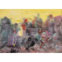 Conroy Maddox, Enchanted Zone, 1941, ink and gouache on paper