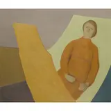 Albert Reuss, Reclining Woman, 1958, oil on canvas