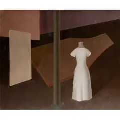 Albert Reuss, The Dress-maker's Mannequin, 1969, oil on canvas