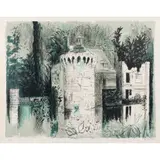 John Piper, Scotney Castle, Kent (Levinson 265), lithograph on T H Saunders wove paper, printed by Curwen Studio, London, published by CCA Galleries, London