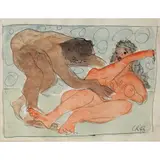 Ceri Richards, Rape of the Sabine, 1948
