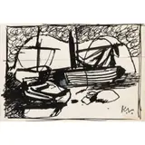 Keith Vaughan, Two Boats