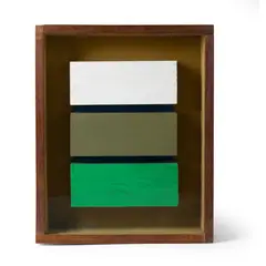 Breon O'Casey, Construction, 1966, oil on board assemblage