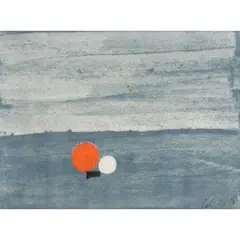 Geoffrey Clarke, Sea at Aldeburgh, 1978, mixed media on polystyrene