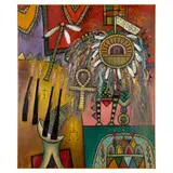 Alan Davie, Dream of the Battle of Four Guns, 1996. opus O.1347