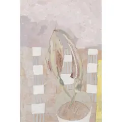 Kate Nicholson, Study in Lilac and Grey, Somerset, circa 1955, oil on board