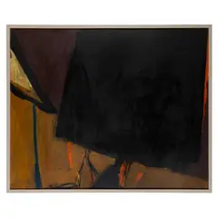 Trevor Bell, Movement of Black (Night Voyage), 1958, oil on board