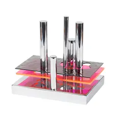 Anthony Benjamin, District II, 1968, chromed steel and acrylic