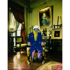 David Gamble, Andy Warhol in New York House, 1988 / 1998, gelatin print