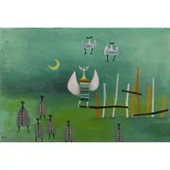 Desmond Morris, Premonition of Life, 1958, oil on canvas