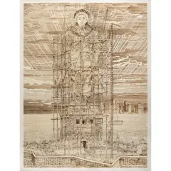 Adam Dant, Liberty, 2008, India ink on paper