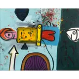 Alan Davie, Fish Charm No. 3, 1965
