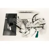 Richard Hamilton, Swingeing London 67, 1968, hard-ground etching with aquatint, embossing, photo-etching, metallic foil die-stamping and collage