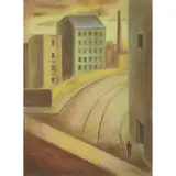 Martin Kane, THE WATCHER, pastel on buff paper