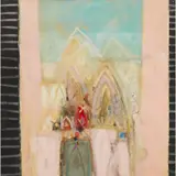 Charles T. K. MacQueen, OFFERING RAMADAN, oil on board