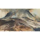 Tom Shanks, ROAD TO LOCH HOURN - '95, watercolor, pencil and ink