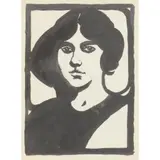 Margaret Morris, STUDY OF A GIRL, Ink and pencil